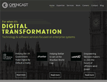 Tablet Screenshot of opencastsoftware.com
